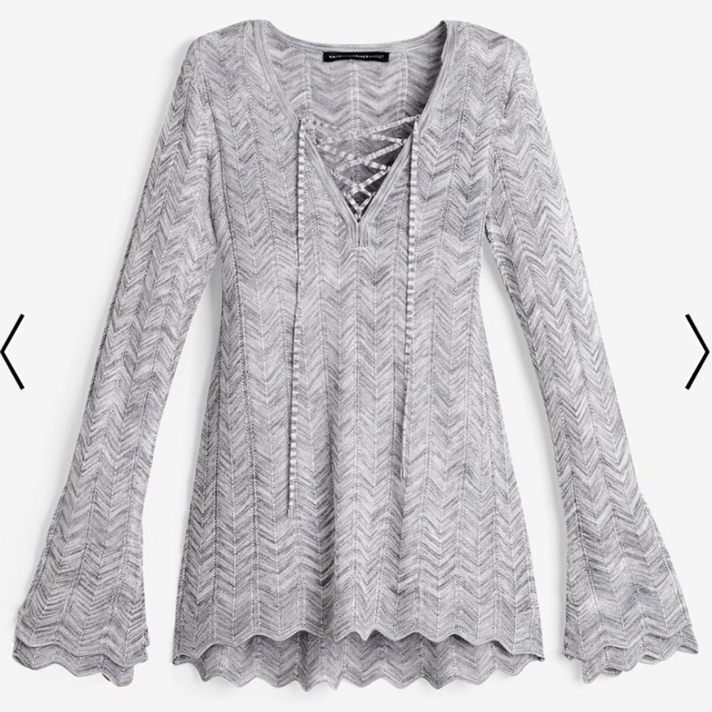 WHBM Metallic Knit Tunic - Picture 3 of 9